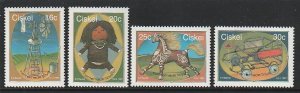 1987 South Africa - Ciskei - Sc 110-3 - MNH VF - 4 singles - Toys