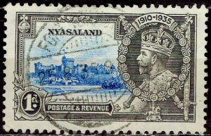 Nyasaland; 1935: Sc. # 47: O/Used Single Stamp