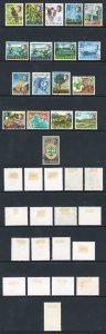 Seychelles SG196/212 QEII 1962-68 Set of 18 Used
