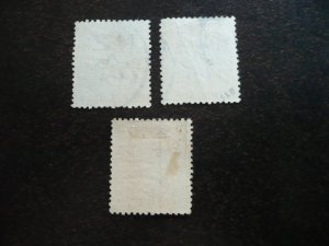 Stamps - New Zealand - Scott# 151,154,159, - Used Partial Set of 3 Stamps