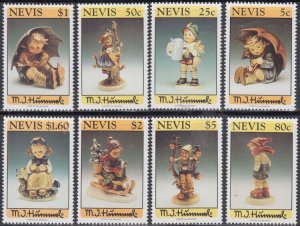 NEVIS Sc # 839-46 CPL MNH HUMMEL FIGURINES