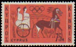 Cyprus #241-243 Never Hinged Complete Set(3), 1964, Europa, Never Hinged