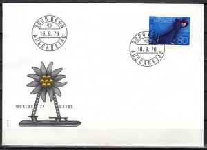 Switzerland, Scott cat. 619. Ice Skating Racing. First day cover. ^