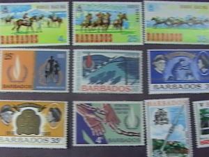 BARBADOS # 290-315 -MINT/NEVER HINGED---26 STAMP RUN---QEII---1966-69