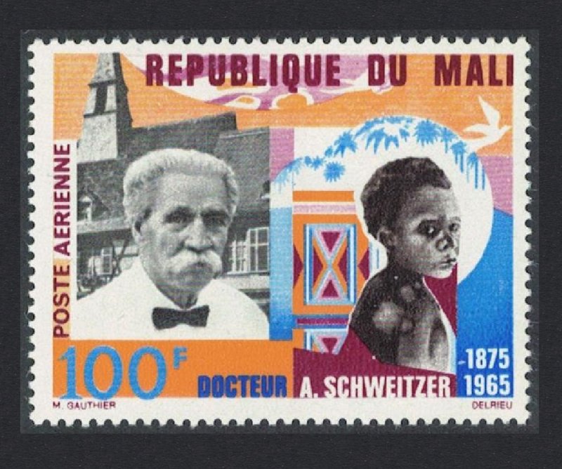 Mali Dr Albert Schweitzer Commemoration 1965 MNH SC#C32 SG#116