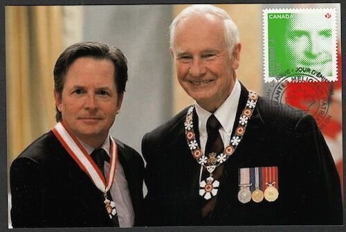 CANADA Sc #2553 - MICHAEL J. FOX, ACTOR & SOCIAL ACTIVIST, MAXICARD # 2