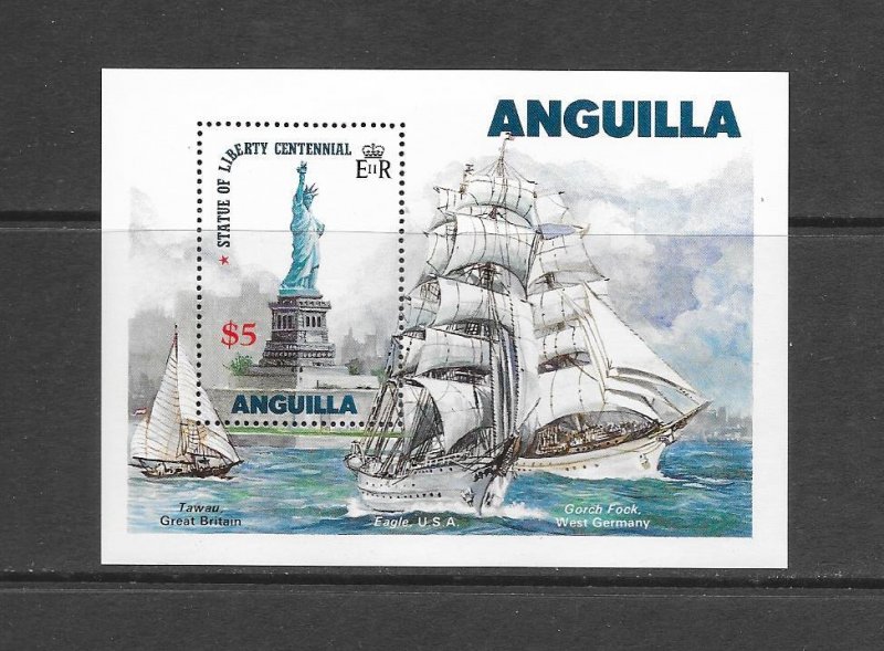 SHIPS - ANGUILLA #663  TALL SHIPS  MNH