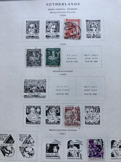 Netherlands Semi Postals 23 Scans