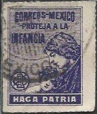 Mexico RA8 (used) 1c mother & child, vio (1929)