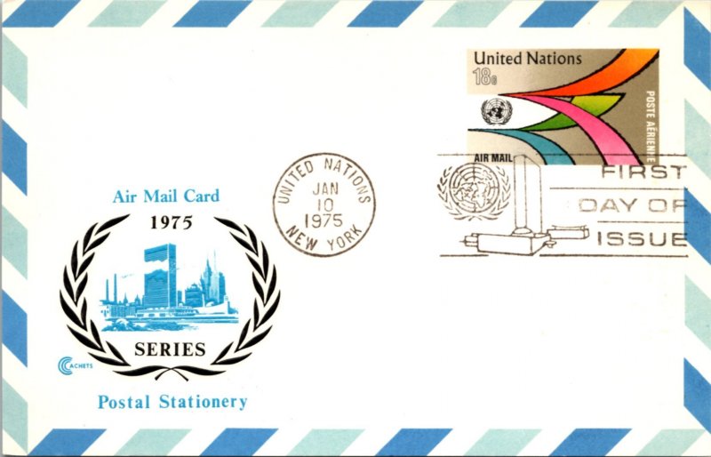 United Nations, New York, Government Postal Card, Worldwide First Day Cover