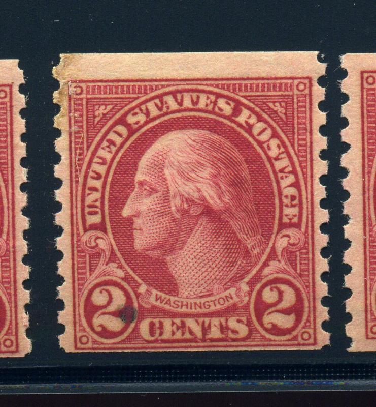 Scott #599A Washington TYPE 2 Mint Coil  Stamp NH (Stock 599A-245)