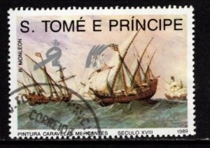 Sao Tome and Principe - #893 Merchant Ships - Used