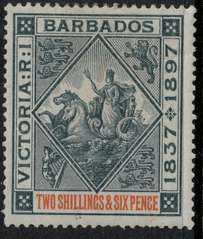 Barbados 1897 SC 89 Mint SCV $115.00