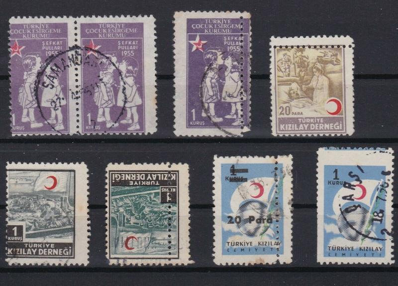 turkey perforation error stamps ref r11299