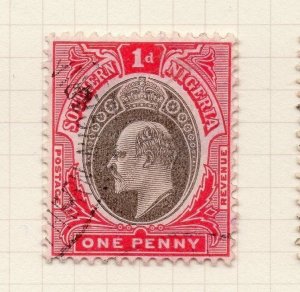 Southern Nigeria 1904-07 Early Issue Fine Used 1d. 275538