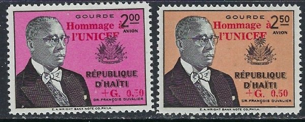 Haiti CB22-23 MNH 1960 Surcharges (ak4526)