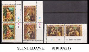 NAURU - 1983 CHRISTMAS - 3V TRAFFIC LIGHT PAIR - MINT NH