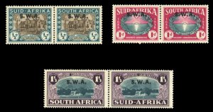 South West Africa #B9-11 Cat$69, 1939 250th Anniversary of the Landing of the...