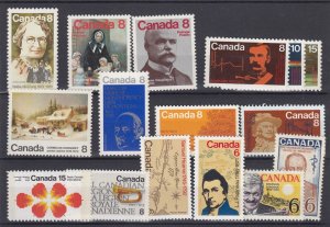 Canada Modern Mint Collection Of 16 MNH BP7823