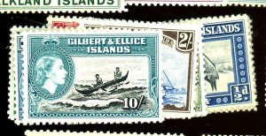 GILBER ELLICE IS 61-72 MINT FVF OG LH Cat $67