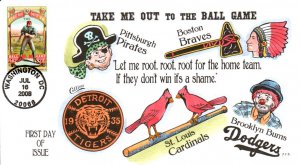 #4341 Take Me Out to the Ballgame Collins FDC