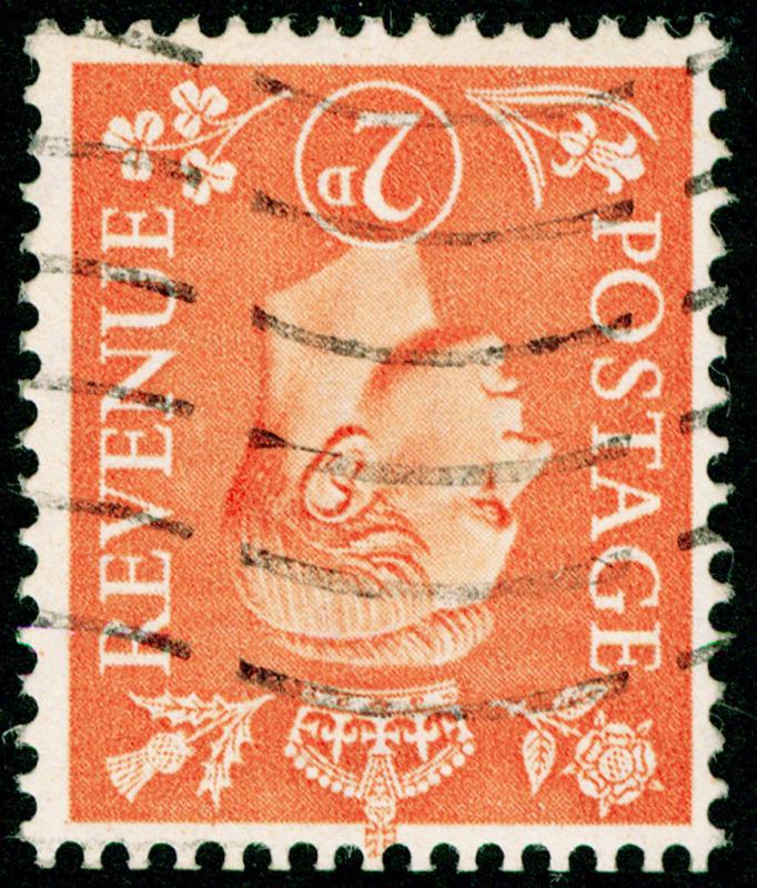 SG488Wi, 2d pale orange, FINE USED. WMK INV