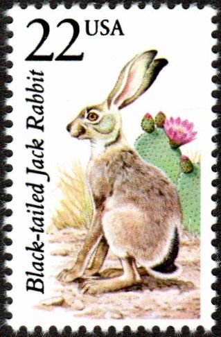 United States 2305 - Mint-NH - 22c Black-tailed Jack Rabbit (1987) (cv $1.00)