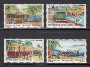 Dahomey Scott #C81-C84 MH