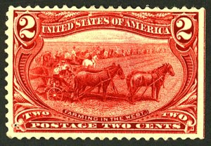 U.S. #286 MINT OG LH THIN