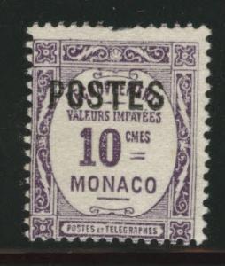 MONACO Scott 132 MH* 1937 stamp