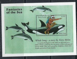 Sierra Leone 1957 MNH 1996 Whale Song (ak4114)