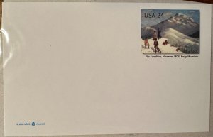 US UX 449 Pikes Peak Expedition postal card 2005 24c Mint NHJ