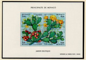 Monaco c 1804 1992 Cactus in 4 Seasons stamp sheet mint NH
