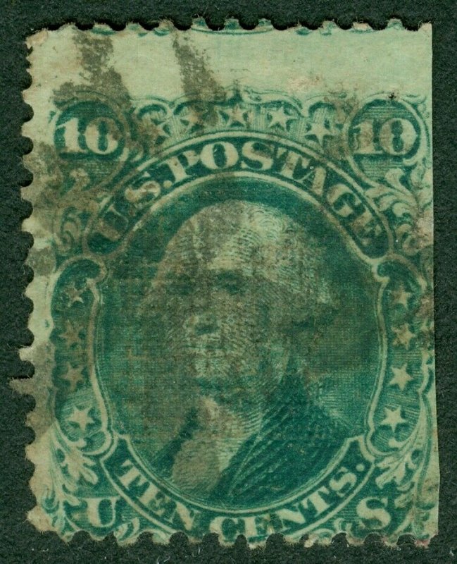 EDW1949SELL : USA 1868 Scott #89 Used. Straight edge. Catalog $350.00.