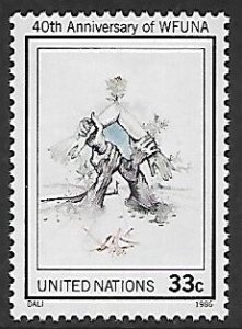 United Nations - N.Y. # 493b - Watercolor by S. Dali - MNH.....{AL57a}