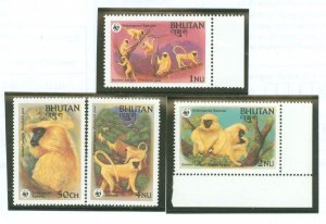 Bhutan #413-416 Mint (NH) Single (Complete Set) (Wildlife)