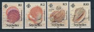 [23362] Seychelles 1987 Marine Life Sea shells MNH