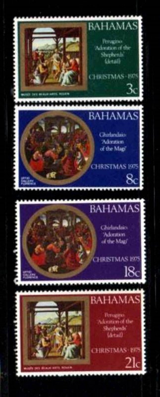 BAHAMAS #380-383 1975 CHRISTMAS MINT VF NH O.G aa