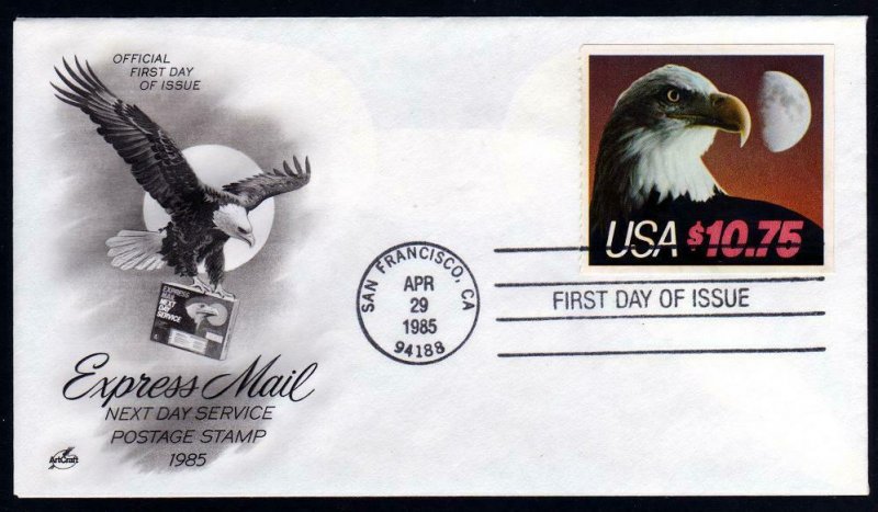 MALACK 2122 FDC, Artcraft, neat! w5128