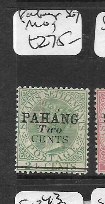 MALAYA PAHANG  (P0109B) QV 2C/24C SG7  MOG