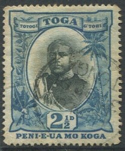 Tonga 1897 SG43 2½d King George II #2 FU