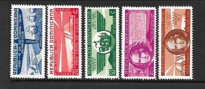 DOMINICAN REP. Sc C35-9 NH ISSUE OF 1940 - COLUMBUS - (JS23)