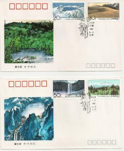 China 1993-9 Changbai Mountain (design A) FDC