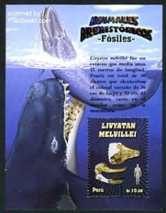 Peru 2011, Prehistoric animals s/s, MNH