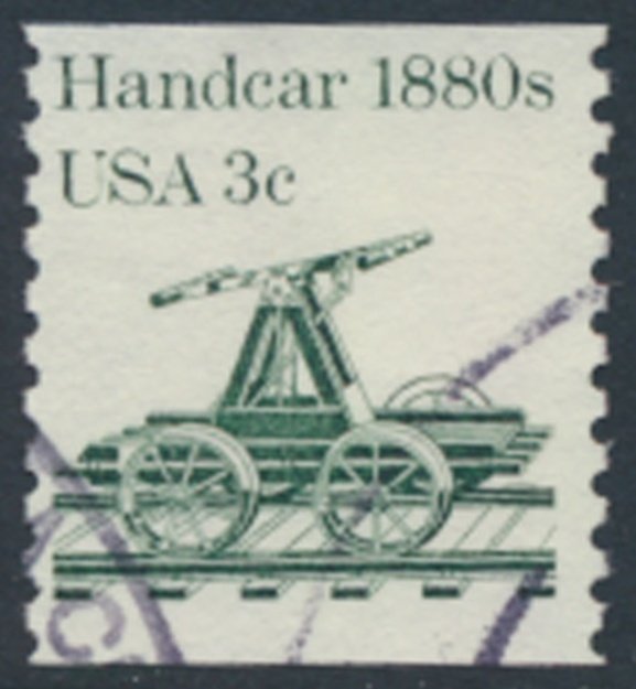 USA SC# 1898  Used   Handcar  see details & scans