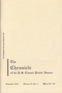 The Chronicle of the U.S. Classic Issues, Chronicle No. 204