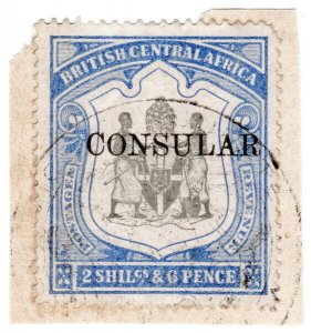 (I.B) Rhodesia/British Central Africa Revenue : Consular 2/6d