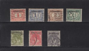 Netherlands #O1-O7   VF, Used, CV $67.00 ....  4200874