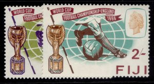 FIJI QEII SG349-350, 1966 world cup set, NH MINT.