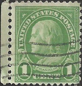 # 632 Used Green Ben Franklin